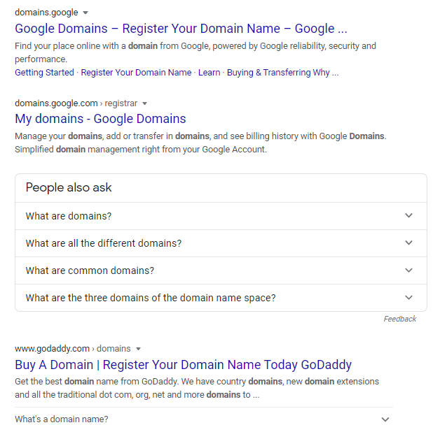 How Google became a strong competitor for domain names