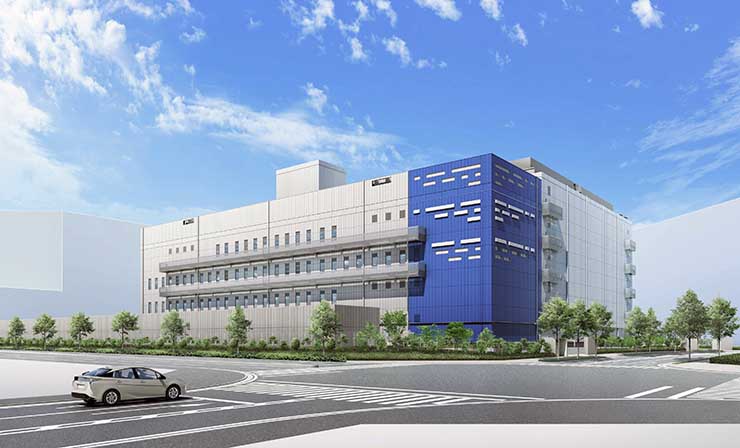 An illustration of the MC Digital Realty NRT 10 data center in Inzai, Japan. (Image: Digital Realty)
