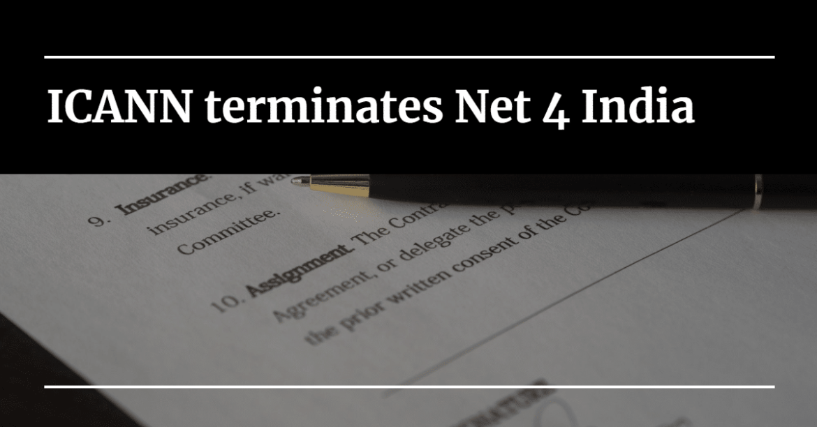 ICANN terminates Net 4 India