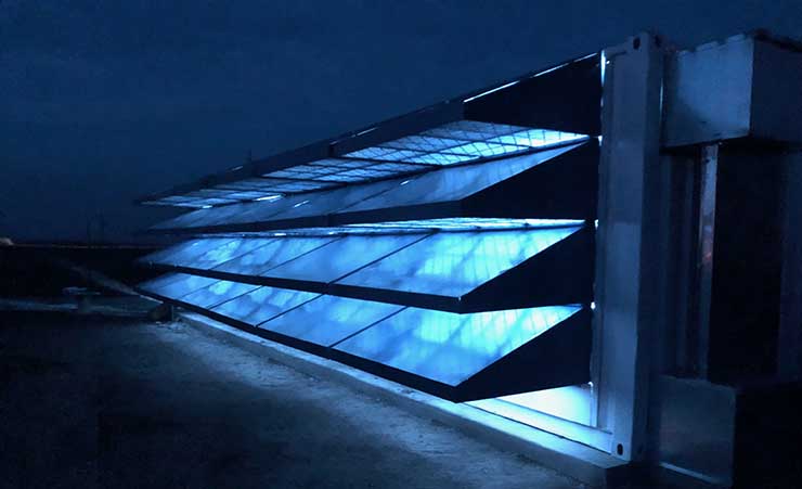 A Compute North modular data center housing bitcoin mining infrastructure. (Photo: Compute North)