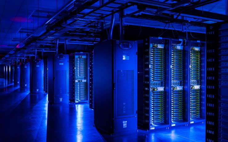 Storage hardware inside a Meta data center. (Photo: Meta)